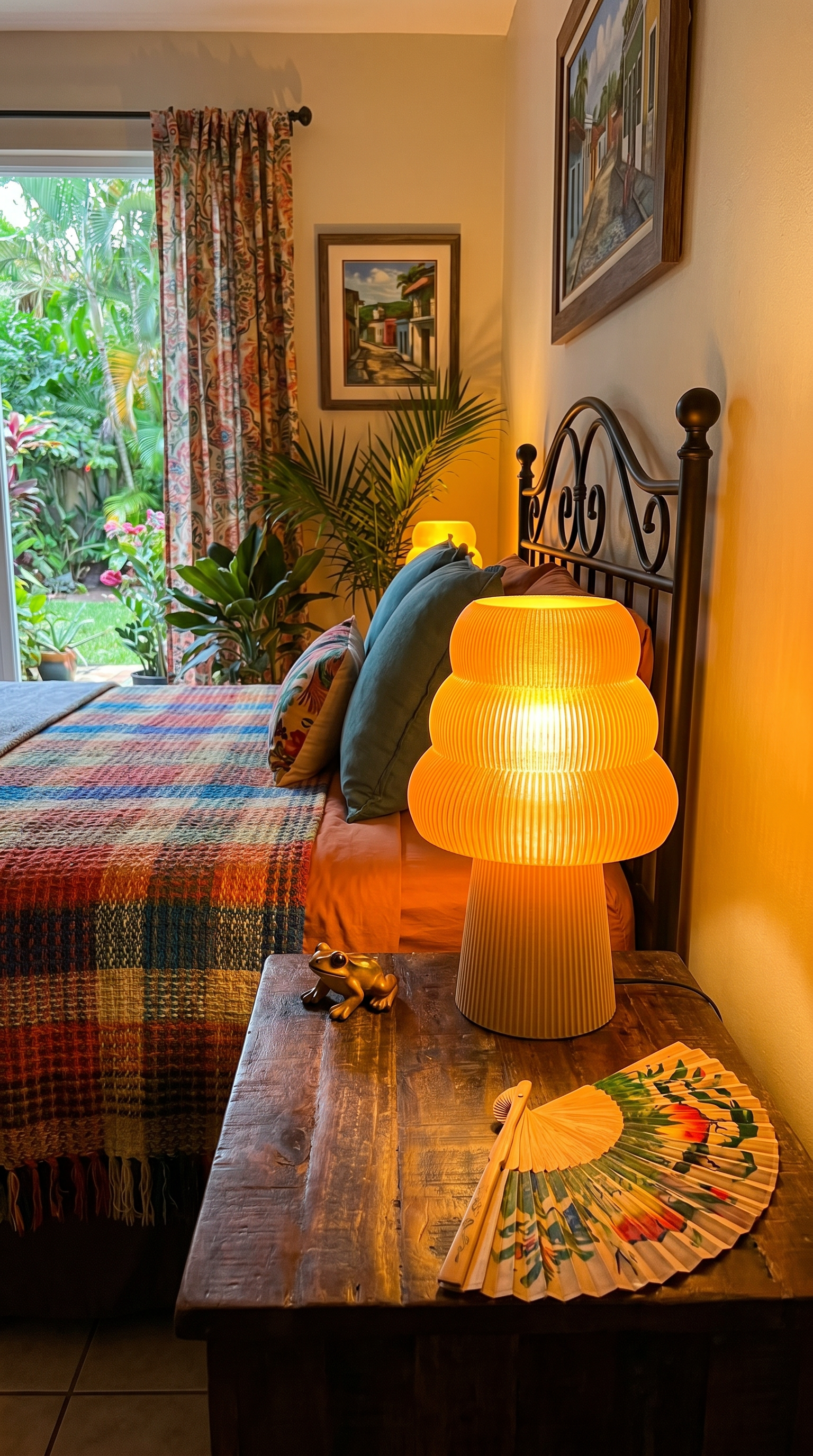 3 tier tall base lamp